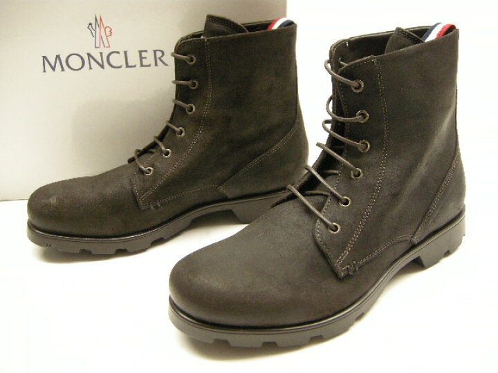楽天市場】【MONCLER/モンクレール/レザーブーツ/ワークブーツ  