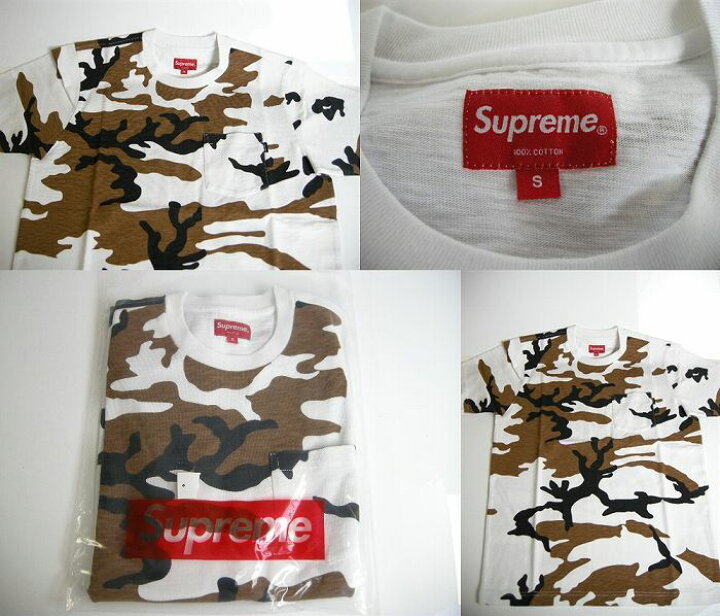 楽天市場】2016AW/Supreme/シュプリーム/S/S Pocket Tee/ポケットT 
