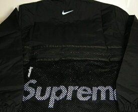 【サイズS/M】Supreme/シュプリーム/NIKE/ナイキ/Trail Running Jacket/トレイルランニングジャケット/BLACK/ブラック/黒/国内正規品/2017AW/2017FW/17AW/17FW/メンズ/ナイロンジャケット/ナイロンブルゾン/JKT/リフレクター/ウインドブレーカー】