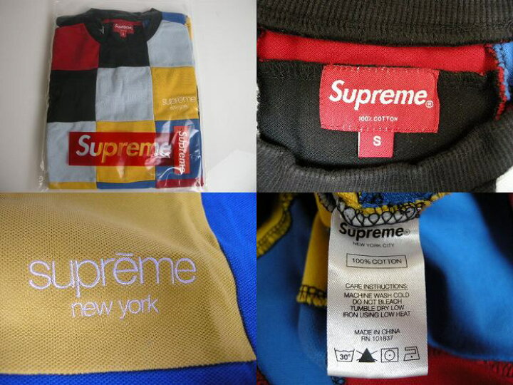 楽天市場】【2018AW Supreme/シュプリーム/Patchwork Pique Tee/パッチ 