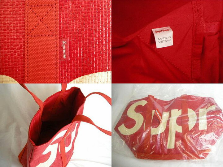 楽天市場】2020SS/Supreme/シュプリーム/Raffia Tote BAG/ラフィア 