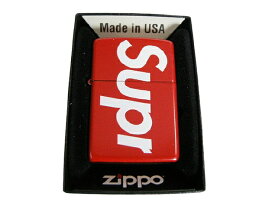 2021SS/Supreme/シュプリーム/Logo Zippo/ロゴ ジッポー/ライター/RED/赤
