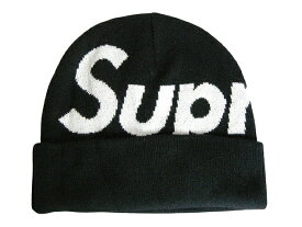 2020AW/Supreme/シュプリーム/Big Logo Beanie/ビッグロゴビーニー/ニットキャップ/ニット帽子/ニットCAP/20AW/20FW/FW20/2020FW/秋冬/Black/ブラック/黒/メンズ/レディース