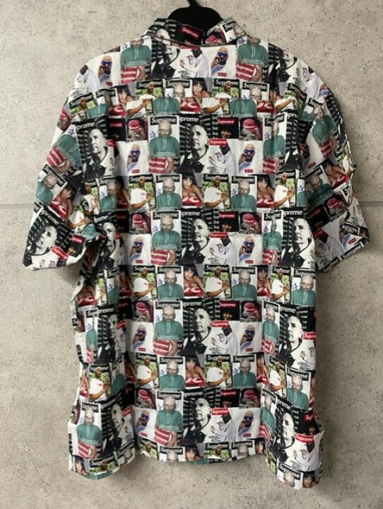 Supreme Magazine S/S Shirt マガジンSSシャツ グレー 