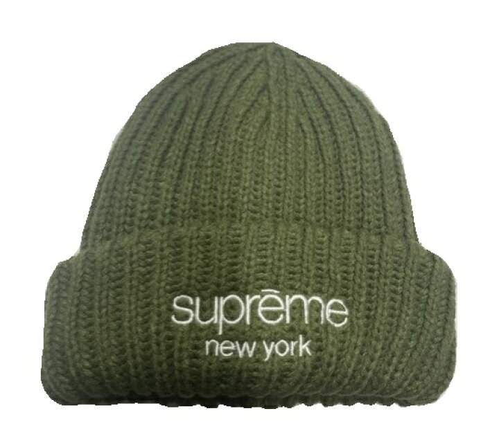 楽天市場】2023AW/Supreme Classic Logo Chunky Ribbed Beanie 