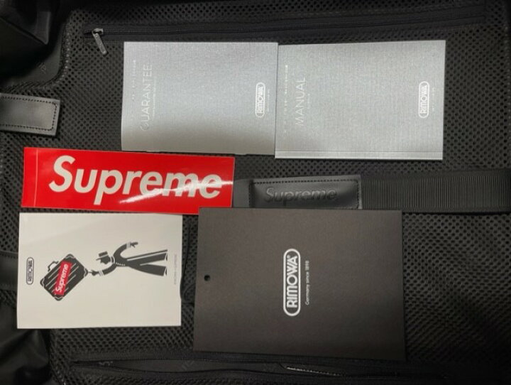 楽天市場】2018SS/Supreme x RIMOWA Topas Multiwheel 45L black  