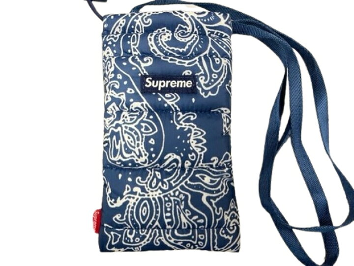 楽天市場】2022AW/Supreme Puffer Neck Pouch/ネックポーチ ポーチ 