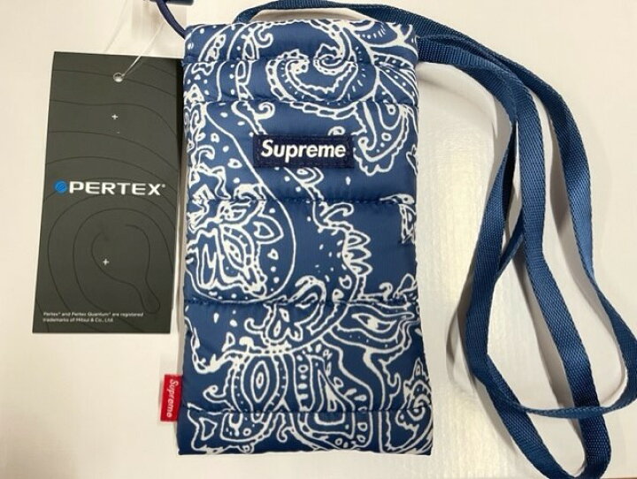 楽天市場】2022AW/Supreme Puffer Neck Pouch/ネックポーチ ポーチ 