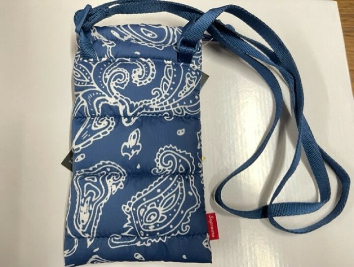 楽天市場】2022AW/Supreme Puffer Neck Pouch/ネックポーチ ポーチ 