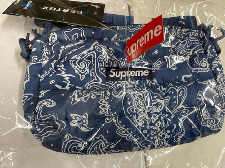 楽天市場】2022AW/Supreme Puffer Side Bag/パファーサイドバッグ 
