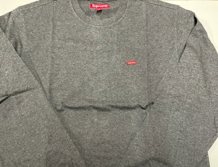 楽天市場】2024AW/24FW/Supreme Small Box L/S Tee Charcoal 