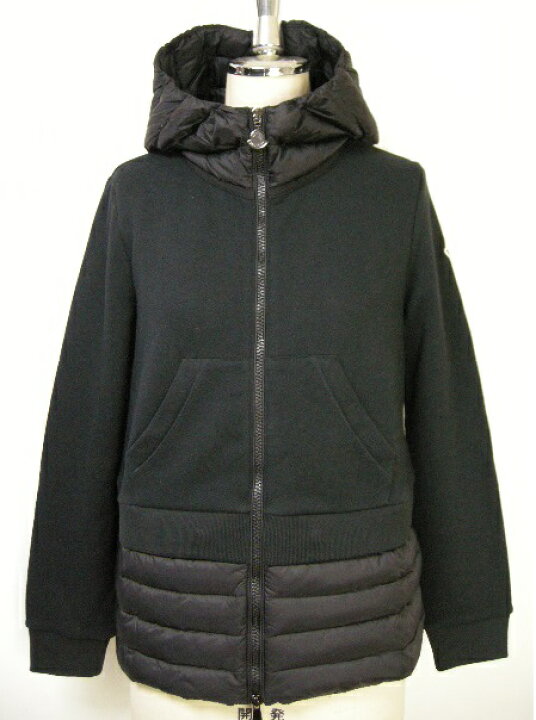楽天市場】【MONCLER/モンクレール/スウェット切替フード付きダウン 