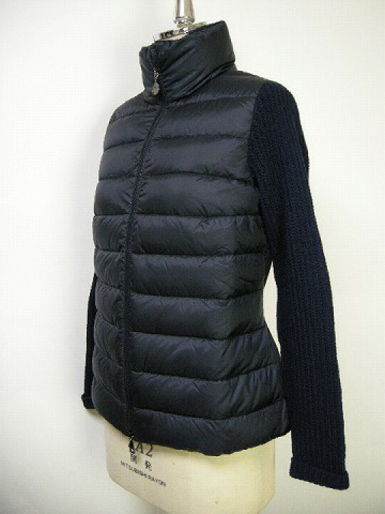楽天市場】【MONCLER/モンクレール/カシミヤウールニット切替ダウン 