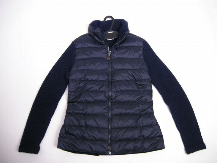 楽天市場】【MONCLER/モンクレール/カシミヤウールニット切替ダウン 