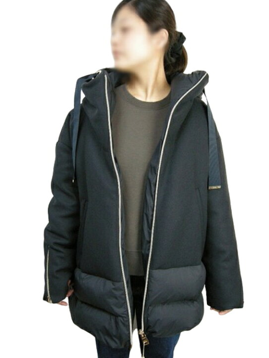 楽天市場】【HERNO/ヘルノ/ウール切替ダウンコート/ウールダウン  