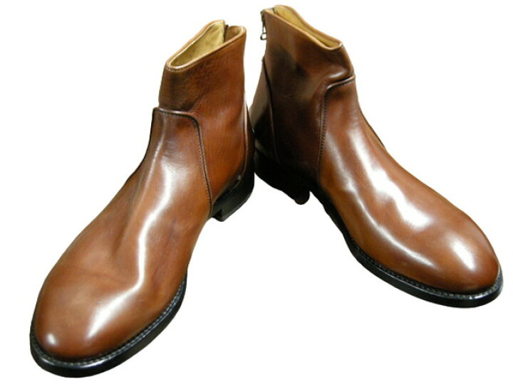 楽天市場】【BUTTERO/ブッテロ/ビンテージ加工/バックジップブーツ  