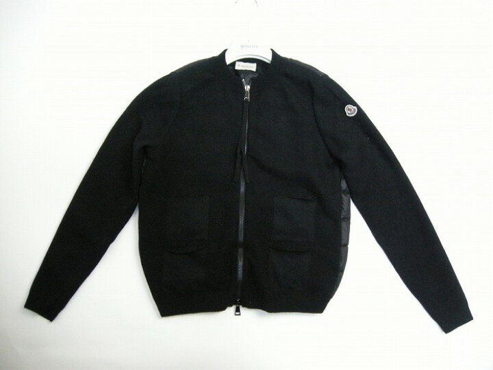 楽天市場】【MONCLER/モンクレール/ニット切替ダウンカーディガン 