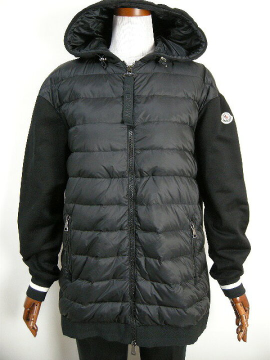 楽天市場】【MONCLER/モンクレール/スウェット切替ダウンジャケット 