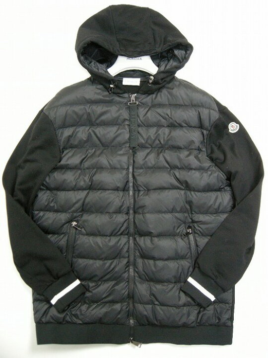 楽天市場】【MONCLER/モンクレール/スウェット切替ダウンジャケット 