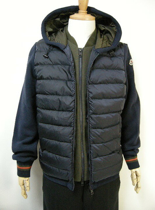 楽天市場】【MONCLER/モンクレール/レイヤード仕様スウェット切替 