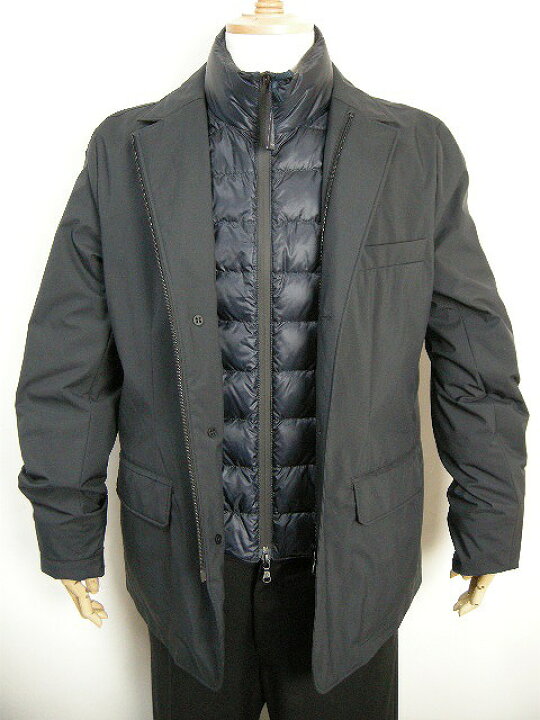 楽天市場 Moncler モンクレール Esnal エスナル イスナル メンズ 18 19秋冬 Aw テーラード型ダウンジャケット インナーダウン 3b スーツ Down Jkt 778 ダークネイビー系 サイズ1 3 Micce楽天市場店