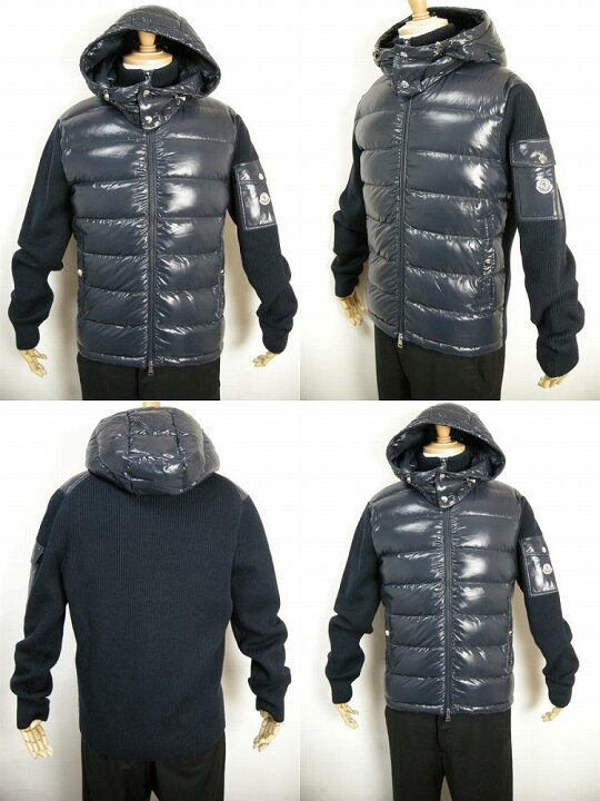 楽天市場】【MONCLER/モンクレール/MA-1型ニットダウンジャケット 