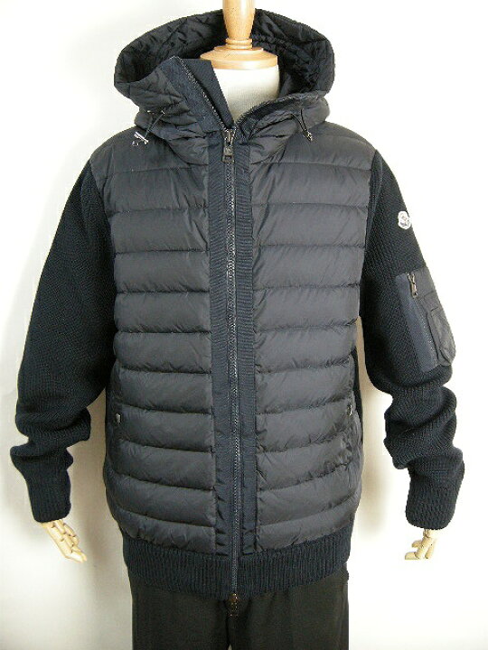 楽天市場】【MONCLER/モンクレール/MA-1型ニットダウン 