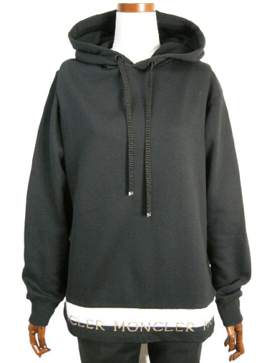 楽天市場】【MONCLER/モンクレール/裾ロゴ付き スウェットパーカー 