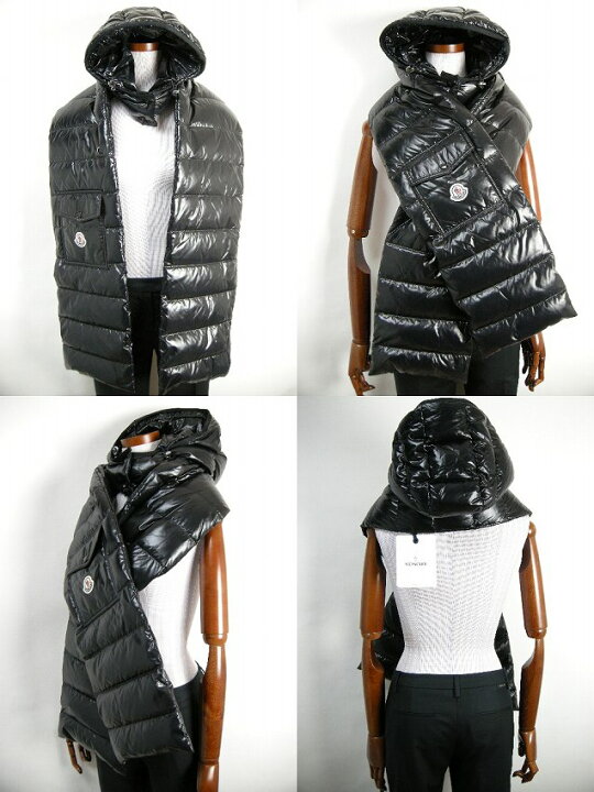楽天市場】【MONCLER/モンクレール/SCIARPA/フード付きダウンマフラー 