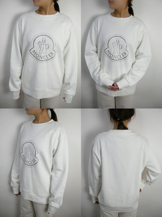 楽天市場】【MONCLER/モンクレール/MAGLIA GIROCOLLO/ラインストーン 