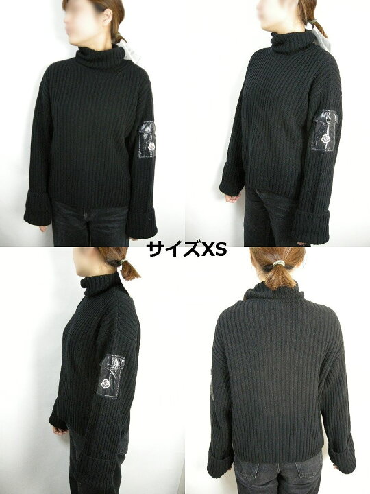 楽天市場】【MONCLER/モンクレール/COLLO ALTO TRICOT/ロゴ付き  