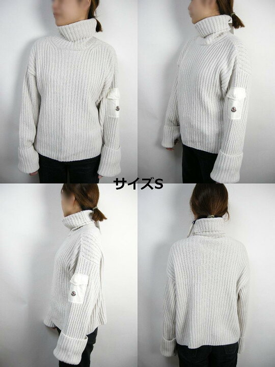 楽天市場】【MONCLER/モンクレール/COLLO ALTO TRICOT/ロゴ付き  