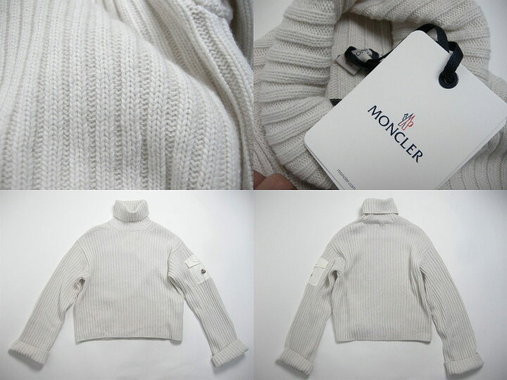 楽天市場】【MONCLER/モンクレール/COLLO ALTO TRICOT/ロゴ付き 
