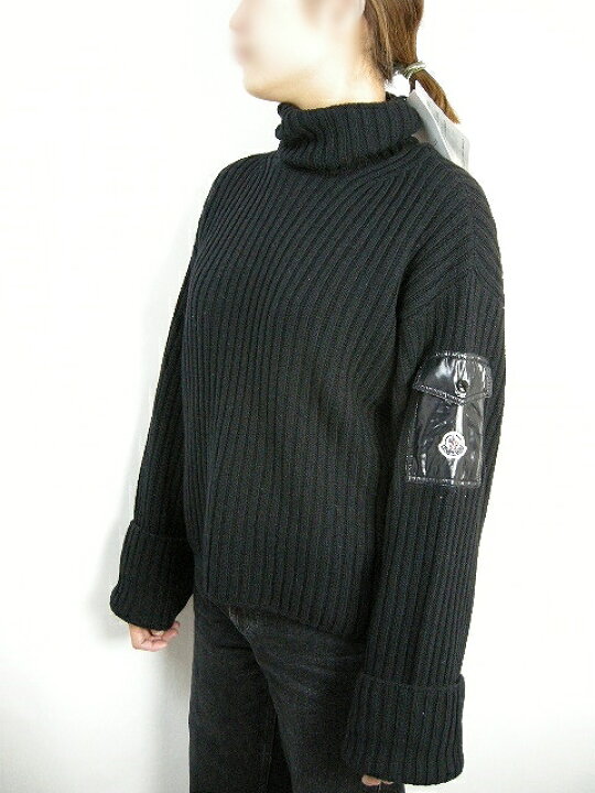 楽天市場】【MONCLER/モンクレール/COLLO ALTO TRICOT/ロゴ付き  