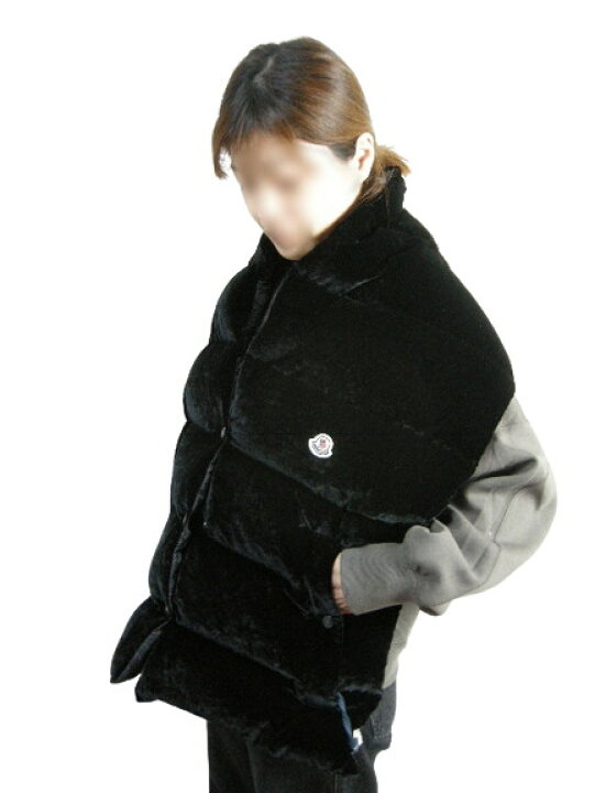 楽天市場】【MONCLER/モンクレール/変形ベロアダウンマフラー/ストール  