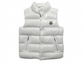 MONCLER/モンクレール/BERNARD GILET/ベルナルド ジレ/ダウンベスト/DOWN VEST/ベビーサイズ2A (2才)2020-2021AW/秋冬/032/ホワイト/白/赤ちゃん/キッズ/ベビー/BABY/KIDS/子供/ボーイ男の子/ガール/女の子