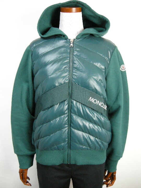 楽天市場】MONCLER/モンクレール/SWEAT SHIRT/スウェット切替ダウン  