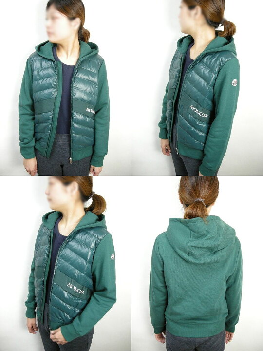 楽天市場】MONCLER/モンクレール/SWEAT SHIRT/スウェット切替ダウン  