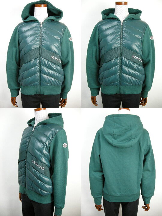 楽天市場】MONCLER/モンクレール/SWEAT SHIRT/スウェット切替ダウン 