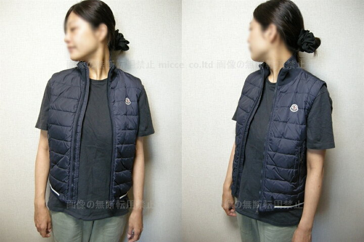 楽天市場】【MONCLER/モンクレール/スウェット切替ライトダウンベスト 