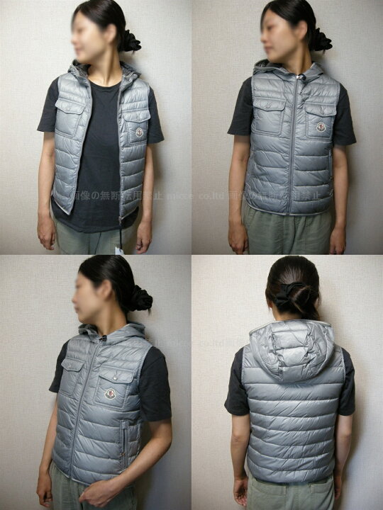 楽天市場】【MONCLER/モンクレール/フード付きライトダウンベスト/GERS 