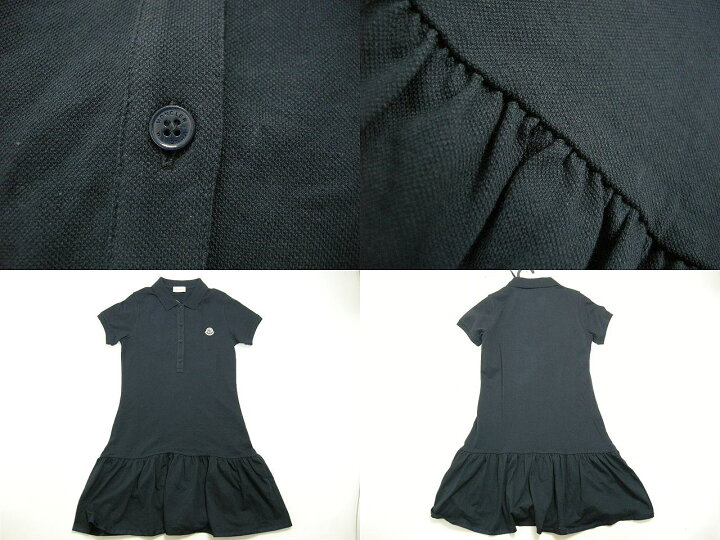 楽天市場】MONCLER/モンクレール/VESTITO/フリルワンピース/ポロシャツ 