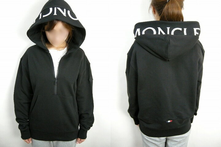 楽天市場】【MONCLER/モンクレール/HOODIE/フードロゴ スウェット 