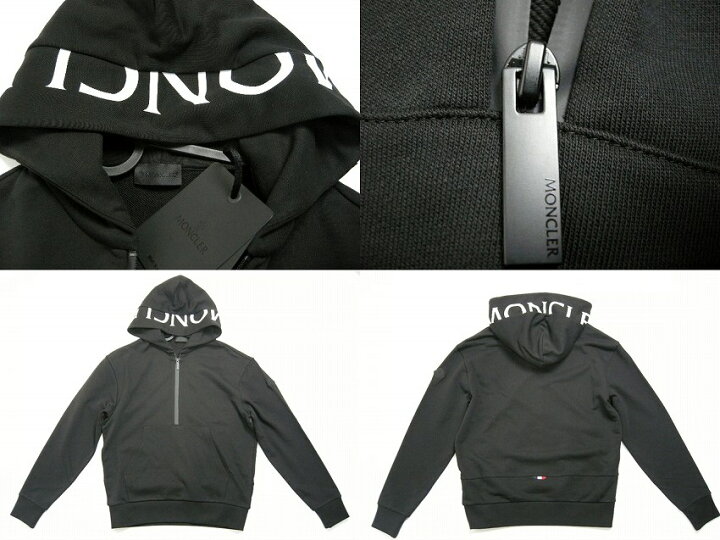 楽天市場】【MONCLER/モンクレール/HOODIE/フードロゴ スウェット  
