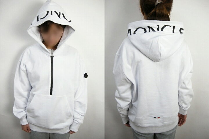 楽天市場】【MONCLER/モンクレール/HOODIE/フードロゴ スウェット 
