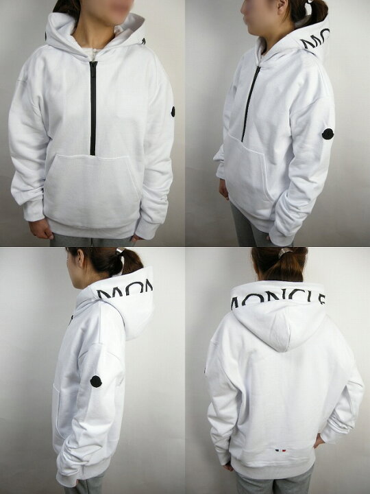 楽天市場】【MONCLER/モンクレール/HOODIE/フードロゴ スウェット 