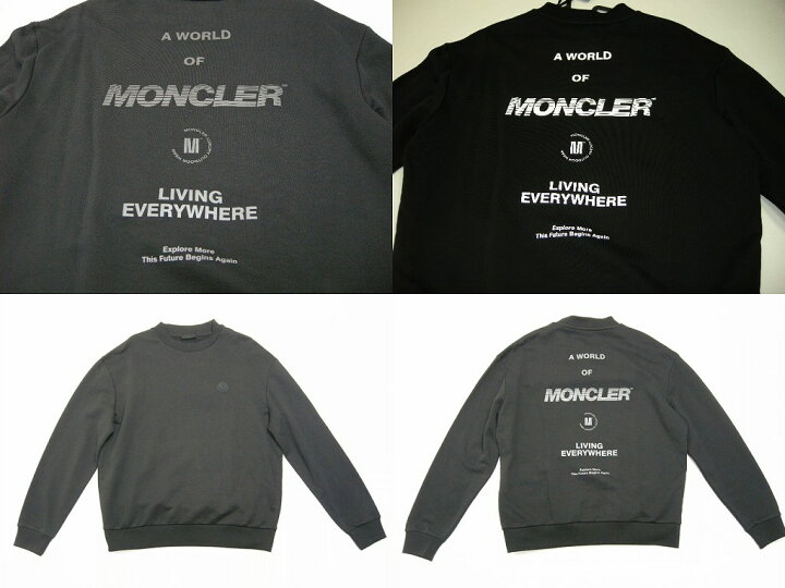 楽天市場】【MONCLER/モンクレール/SWEATSHIRT/リフレクターロゴ  