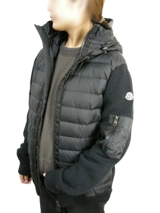 楽天市場】【MONCLER/モンクレール/CARDIGAN TRICOT/MA-1型ニット切替  