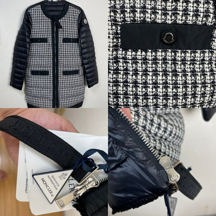 楽天市場】【MONCLER/モンクレール/MAIX GIUBBOTTO/ツイード切替 