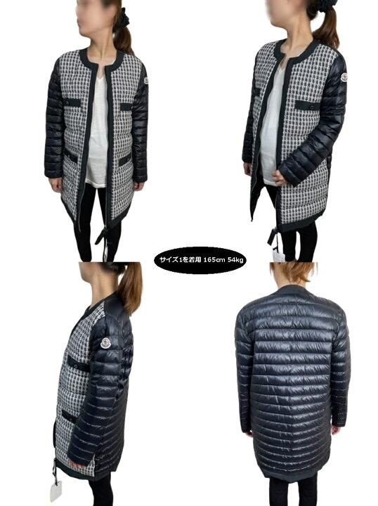 楽天市場】【MONCLER/モンクレール/MAIX GIUBBOTTO/ツイード切替 